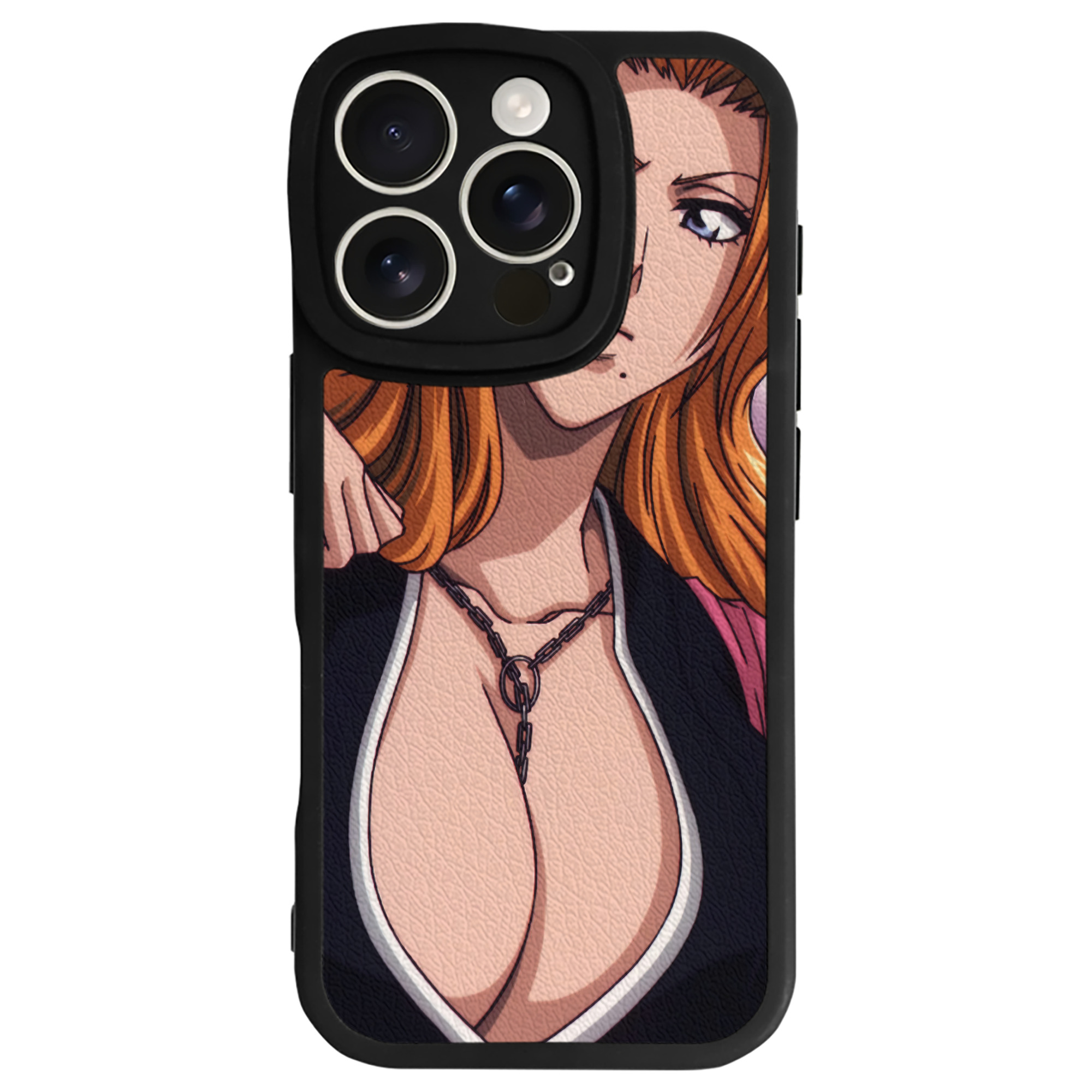（画像用） ブリーチ BLEACH 【iPhone 16シリーズ対応】シリコンスマホケース（レザー調） 材質：シリコン